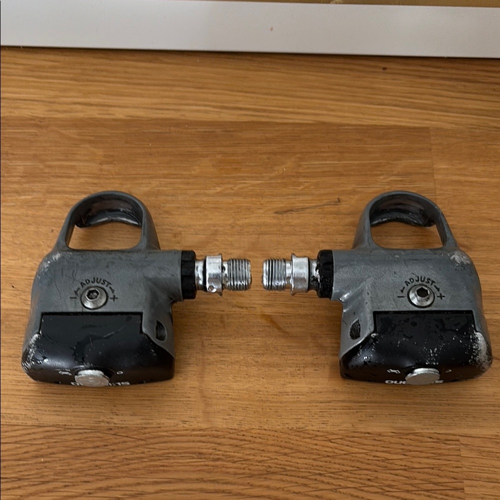 Shimano Gray and Black Clipless Bike Pedals